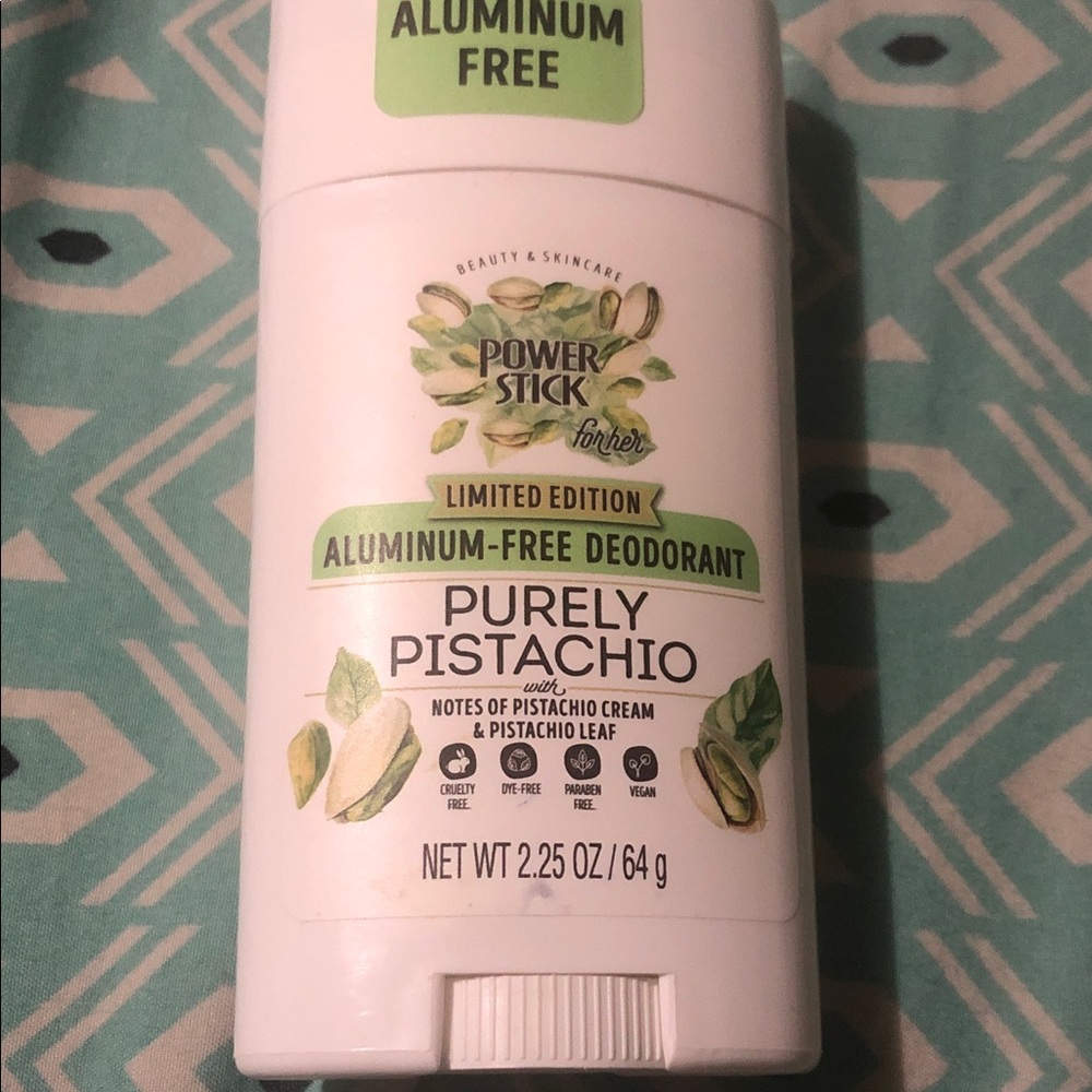 Purely Pistachio Aluminum-Free Deodorant - White